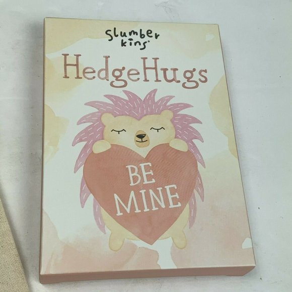 Slumberkins Scarlet Hedgehog Mini Silken Plush Valentine Bag Limited Ed New - Picture 7 of 8